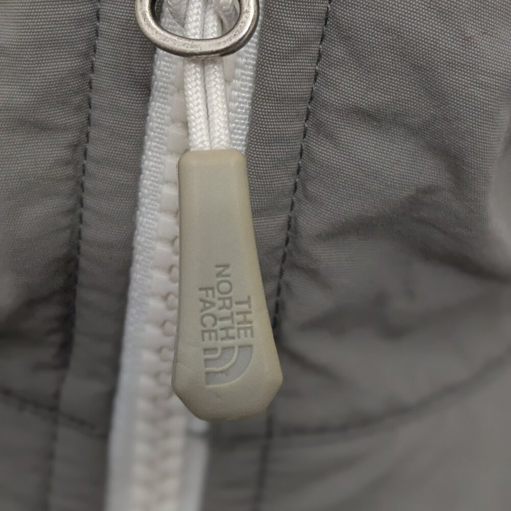 The North Face Women's S Fleece Jacket Full Zip Mock Neck Outdoor Polartech Gray - Picture 5 of 12